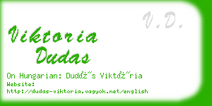 viktoria dudas business card